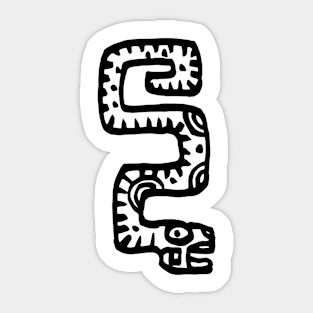 Mayan Snake Sticker